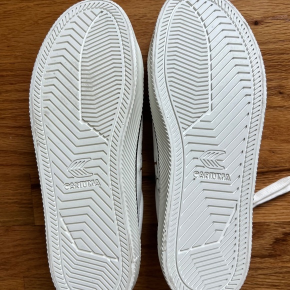 Cariuma "Peanuts"white 100% organic cotton canvas OCA Low women’s size 7.5 NWOB - Picture 5 of 10